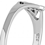 Celtic Trinity knot Design Plain Silver Ring, rp680